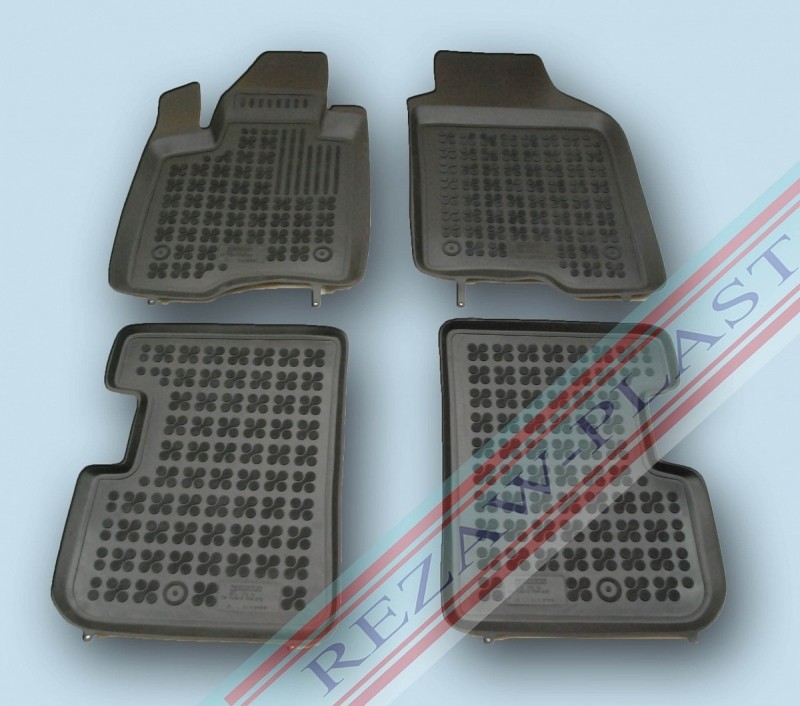 Rubber floor mats set Fiat Panda (2012-), vanniņas