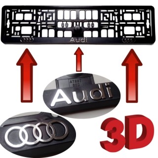 3D number plate holder - AUDI