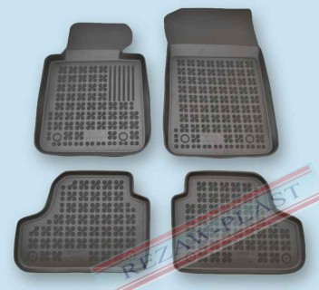 Rubber floor mat  set BMW 3-seria E93 Cabrio (2007-) with edges