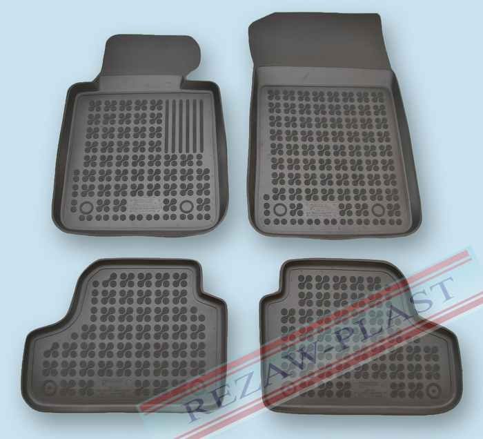 Rubber floor mat  set BMW 3-seria E93 Cabrio (2007-) with edges