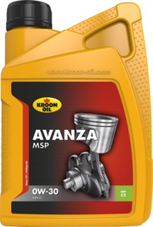 Synthetic engine oil - KROON OIL 0W30 AVANZA MSP, 1L