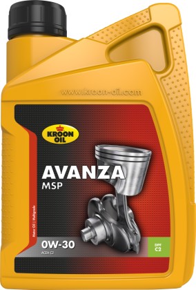 Synthetic engine oil - KROON OIL 0W30 AVANZA MSP, 1L