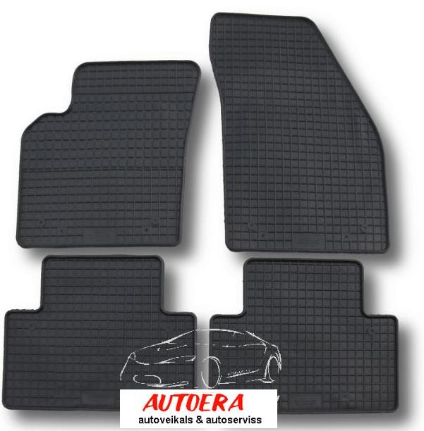 Rubber floor mats set Volvo S40/V50 (2004-2012); C30 (2007-2012)