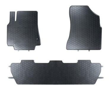 Rubber floor mat set Peugeot Partner (2008-)/Citroen Berlingo (2008-)