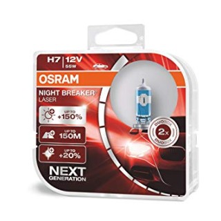 Headlamp bulb - H7 Osram Night breaker Laser (+150%), 55W, 12V 