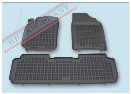 Rubber floor mat set  Citroen Xsara Picasso (2000-2010) with edges