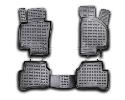 Rubber floor mats set   VW Passat B7 (2011-2015)