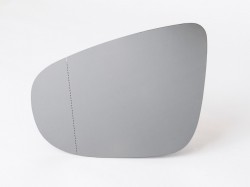 Left side mirror insert VW Golf VI (2009-2012), sferical