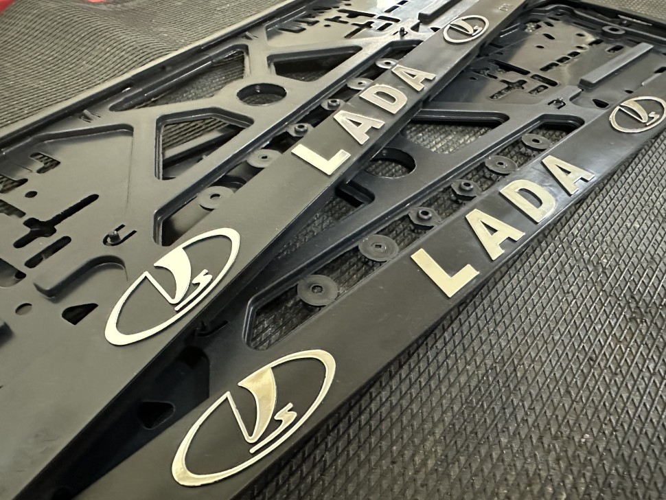 2pcs x 3D Plate number holder - LADA