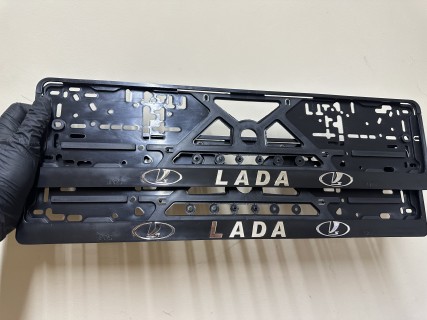 2pcs x 3D Plate number holder - LADA
