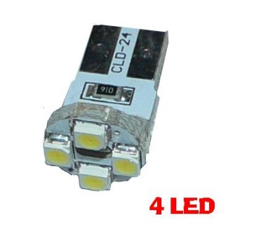 4LED bulb W5W, 12V  