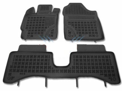 Rubber floor mat  set Toyota Yaris (2012-2019) with edges