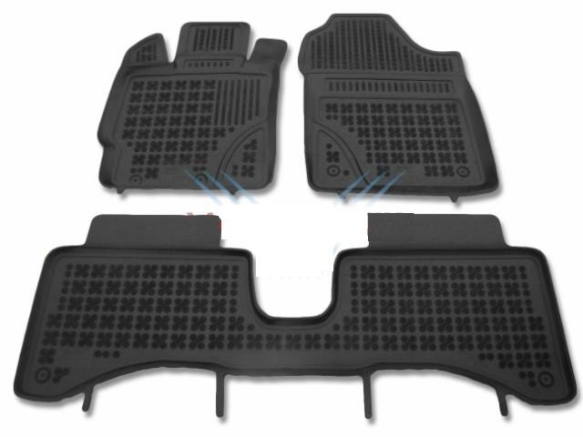 Rubber floor mat  set Toyota Yaris (2012-2019) with edges