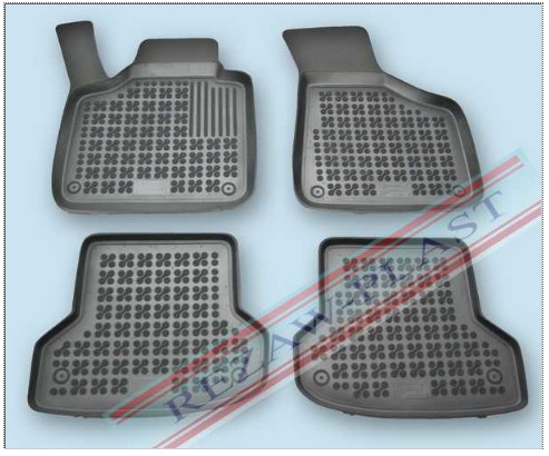 Rubber floor mat set Audi A3 (2003-2012) with edges