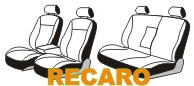 Seat covers set for Pokrowce B (Midi), textile, beige