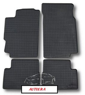 Rubber floor mats set Peugeot 406 (1995-2004)