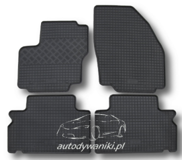 Rubber floor mat set Ford Galaxy (2006-)