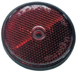 Reflector red, diam.60mm
