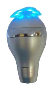Gearbox knob with neon
