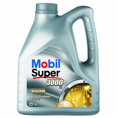 Sinthetic motor oil Mobil 5w40 Super 3000, 4L