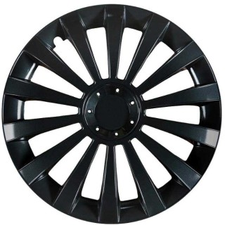 Hubcap set  Meridian-Black, 15"