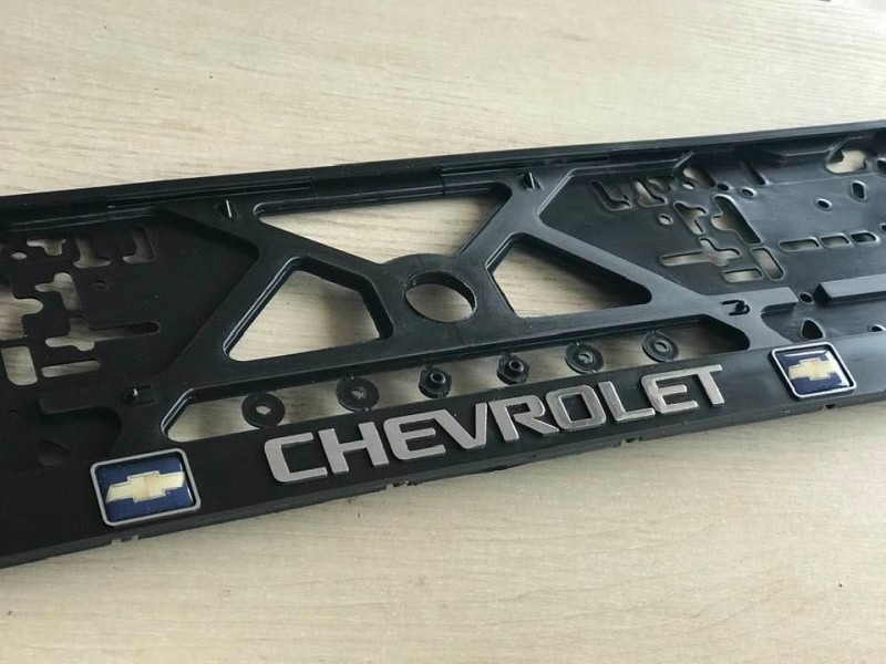 3D number plate holder - CHEVROLET