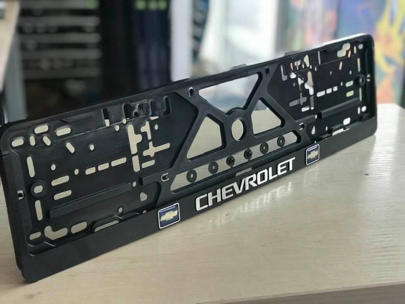 3D number plate holder - CHEVROLET