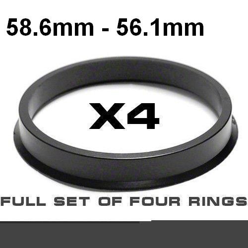 Wheel hub centring ring 58.6mm ->56.1mm