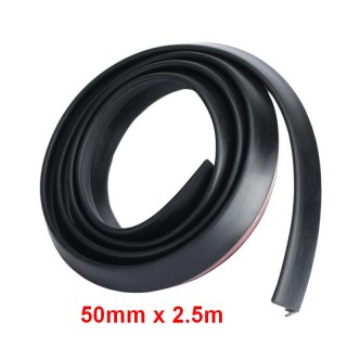 Rubber decor stripe molding (black), 50mm x 2.5m 