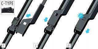 Aero wiperblade set by OXIMO for Land Rover by OXIMO, 60cm +50cm