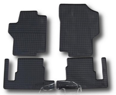 Rubber floor mats set  Peugeot 1007 (2004-2009)
