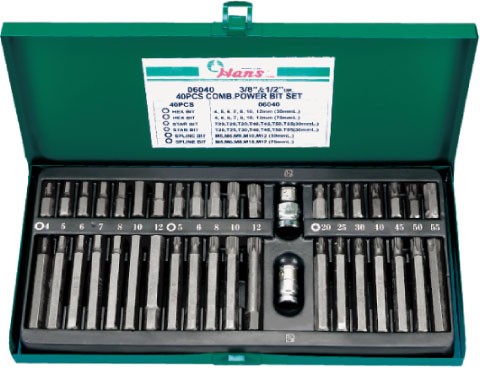 40 Pcs 10 mm Combination Power Bit Set