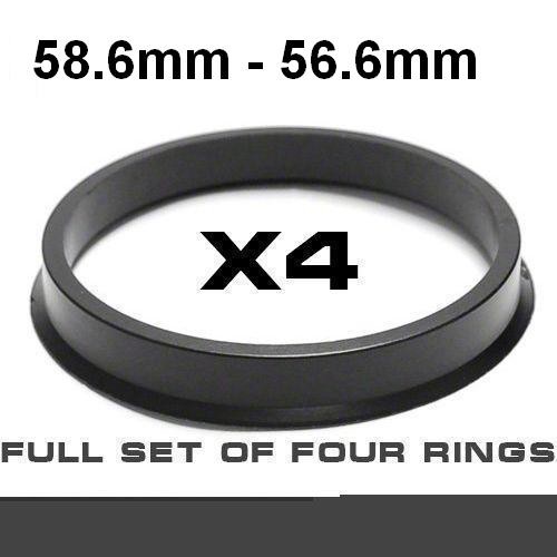 Wheel hub centring ring 58.6mm ->56.6mm