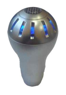 Gearbox knob with neon