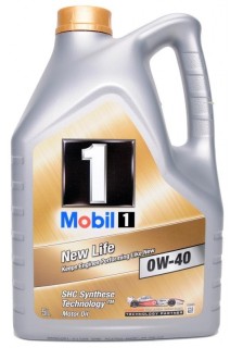 Synthetic motor oil Mobil New Life 0w40, 5L