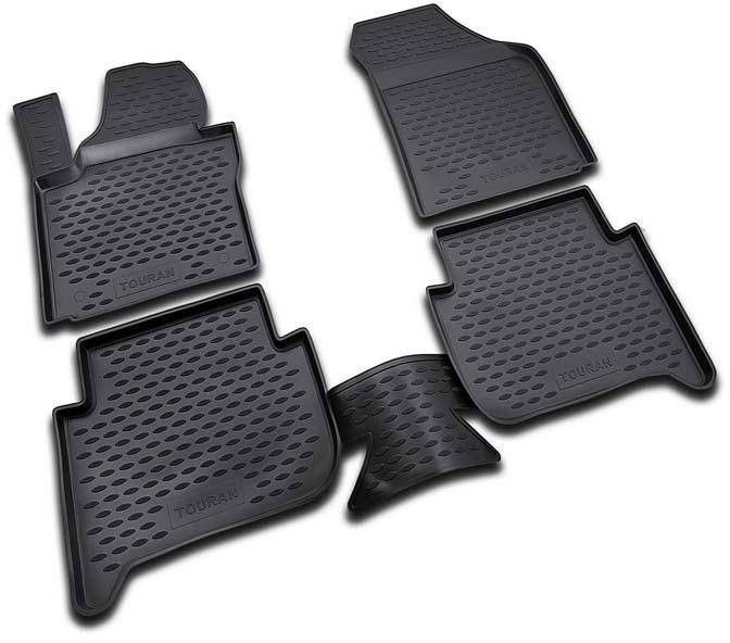 Rubber floor mats set  VW Touran (2003-2010)