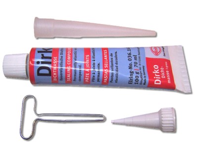 Sump gasket sealing compund - Elring Dirko (grey), 70ml.