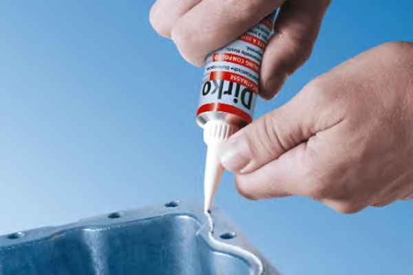 Sump gasket sealing compund - Elring Dirko (grey), 70ml.