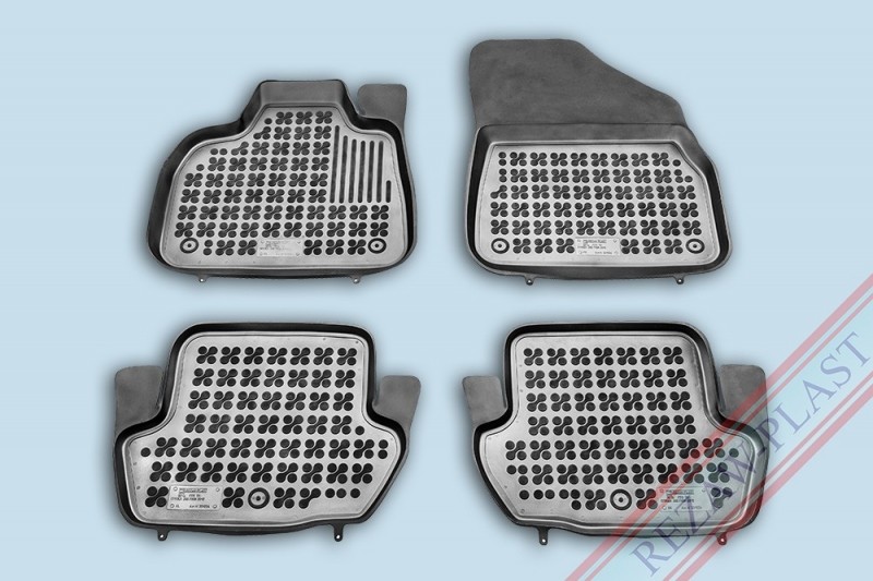 Rubber floor mat set  Citroen DS5 (2011-2015) with edges 