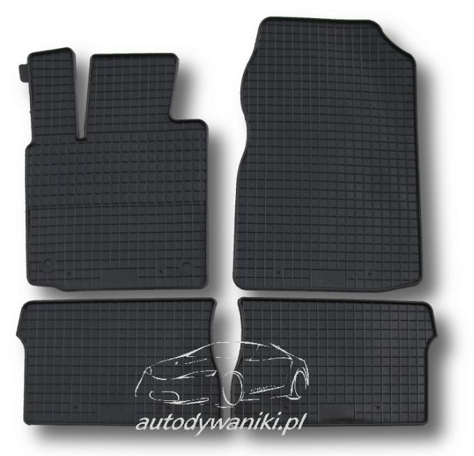 Rubber floor mats set Renault Twingo (2007-2014)