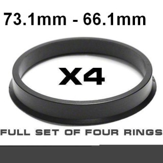 Wheel hub centring ring 73.1mm ->66.1mm