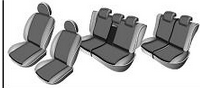 Seat cover set Hyundai Santa Fe (2001-2006)