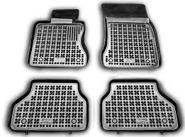 Rubber floor mats set BMW Seria 5 E60/E61 (2003-2010), with edges