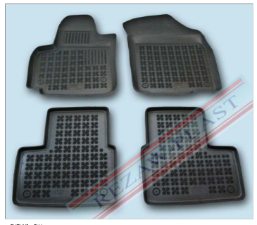 Rubber floor mat  set   Suzuki SX4 (2005-) with edges
