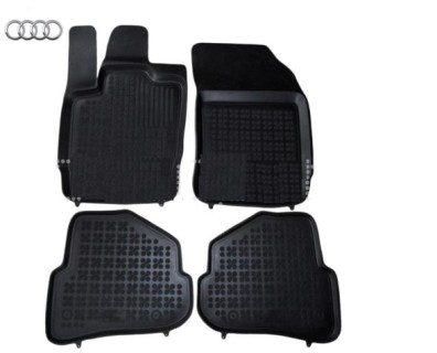 Rubber floor mat set  Audi A1 (2010-2018) with edges