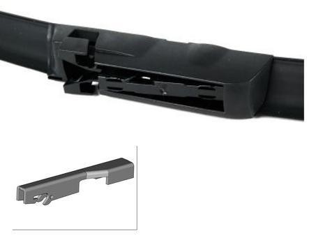 AEROTWIN wiperblade set by BOSCH for Audi A6 C6 (2005-2011), 55/55cm