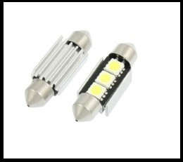 2PCS x 41mm plate number bulb 3LED, 12V (error free CANBUS) 