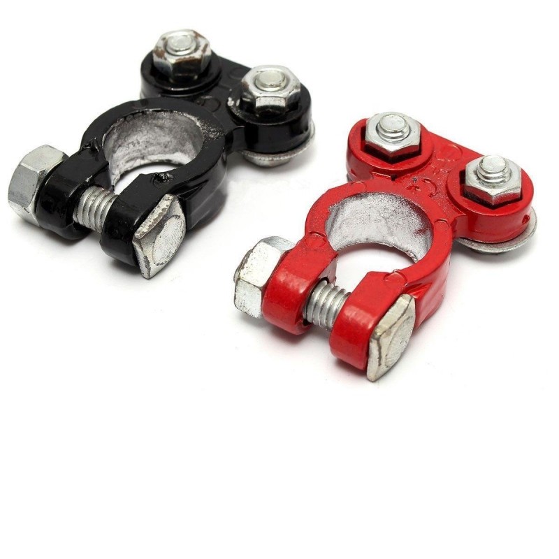 Battery clamp set