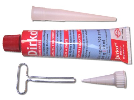 Sump gasket sealing compund Elring Dirko black , 70ml. 