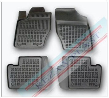 Rubber floor mat  set Citroen C4 (2004-2014)/Peugeot 307 (2001-2007) with edges